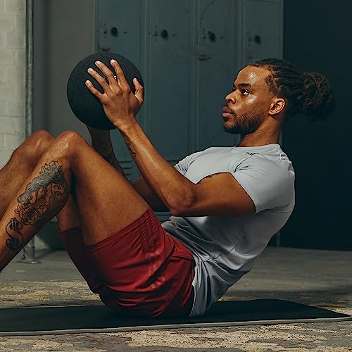 adidas 10mm Extra Thick Training Mat with Carrying Strap and Non-Slip Textured Base - Cushioned Workout Mat for Home Gym, Floor Workouts, and Intense Exercises - Portable and Durable - color: Grey