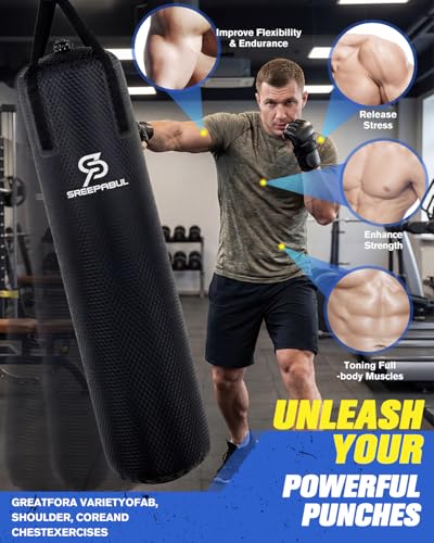 Water Punching Bag 4FT Heavy Bag for Boxing - Adjustable Weight (60 to 120 lbs) with Anti-Leak Design, Heavy-Duty Aqua Training Bag for Adults - color: Diamond Black