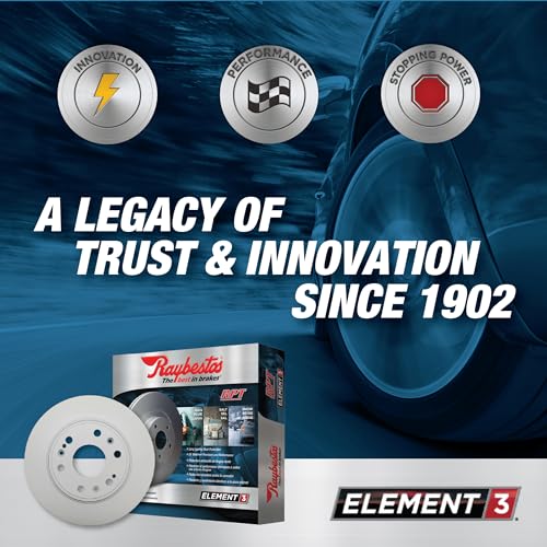 Raybestos Element3 Automotive Replacement Front Coated Brake Rotor for Select Chevrolet Express/Silverado, GMC Savana/Sierra (56999FZN) - size: One Size, style: 1 Front Brake Rotors