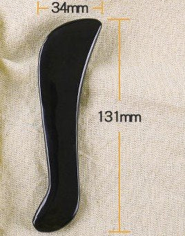 GuaShaFa Best Buffalo Horn Gua Sha Scraping Massage Tool - Hand Made Guasha Board - Great Tools for SPA Acupuncture Therapy Trigger Point Treatment on Face and Body