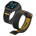 Spigen for Apple Watch Band, Compatible with Ultra 3/2/1 49mm, Series 11/10 46mm, 9/8/7 45mm, SE3/SE2/SE/6/5/4 44mm, 3/2/1 42mm - color: Active Black