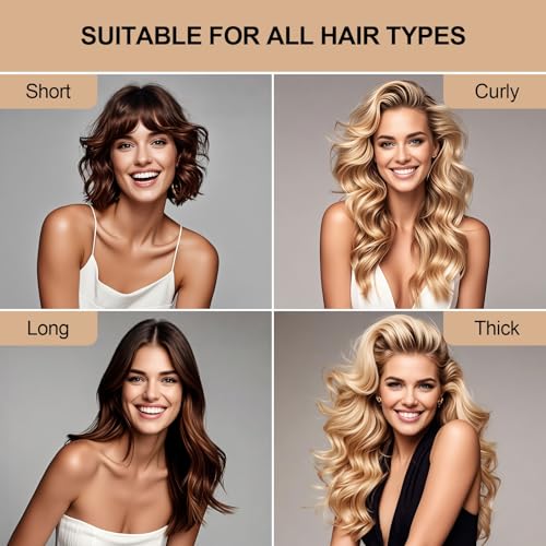 Heatless Curls Overnight Hair Care Set - Jumbo Velvet Hair Curlers | No Heat Hair Rollers for Women, Comfortable Sleep-In Hair Rollers with Satin Scarf, No Heat Damage Curling Rods for All Hair - color: Kahki-6PCS