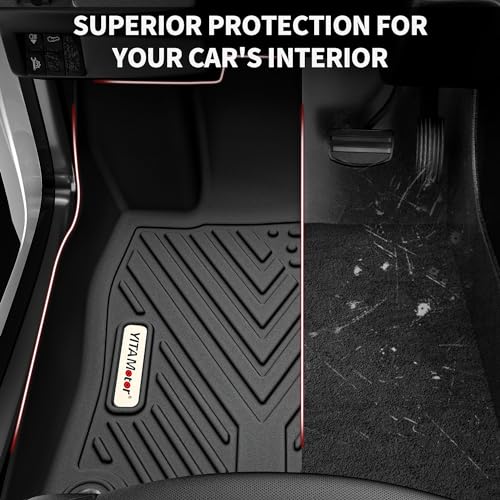 YITAMOTOR Floor Mats Compatible with 2014-2022 Chevrolet Trax / 2013-2022 Buick Encore, Custom Fit Black TPE Floor Liners 1st & 2nd Row All-Weather Protection - style: 2014-2022 Chevrolet Trax / 2013-2022 Buick Encore