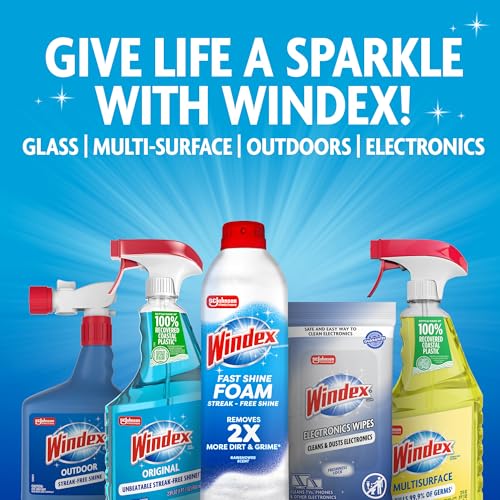 Windex Electronic Cleaning Wipes, Pre-Moistened Screen Wipes for TVs, Phones, and Other Electronics, Resealable for a Freshness Lock, 25 Count (Pack of 3) - size: 25 Count (Pack of 3)