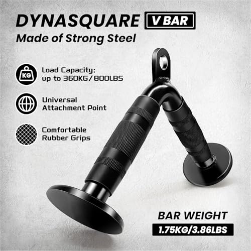 Cable Attachments for Home Gym, Made of Heavy Duty Solid Steel, LAT Pulldown Attachment, Weight Machine Accessories, Straight Pull Down Bar, Tricep Rope, Exercise & Double D Handle - style: Set of 4 with Ankle Straps