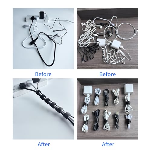 160 PCS 6 Inches Multi-Colour Reusable Cable Ties Cord Straps Multi-Purpose Wire Ties Cord Wrap Hook and Loop Organizer Cable Management,Adjustable Cord Ties for Home,Garden,Office,Data Centers - size: 6inches-160PCS