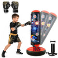 Punching Bag for Kids 51" Freestanding Boxing Bag with LED Scoring & Music | 4 Interactive Game Modes, Kids Boxing Set with Gloves&Pump, Leak-Proof Valve Design, Inflatable Boxing Bag Gift for kids 3-12