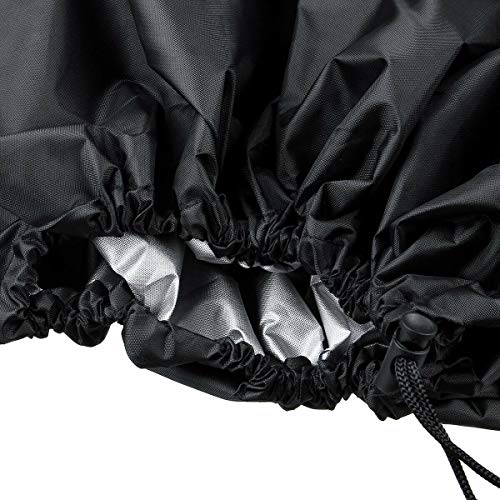 Stereo Receiver Dust Cover Compatible with Yamaha R-S202BL/R-N303BL/RX-V385/RX-V685 Stereo Receiver（Water Resistant Protector Sleeve- 18 x 14.6 x 5.7Inch,Black）