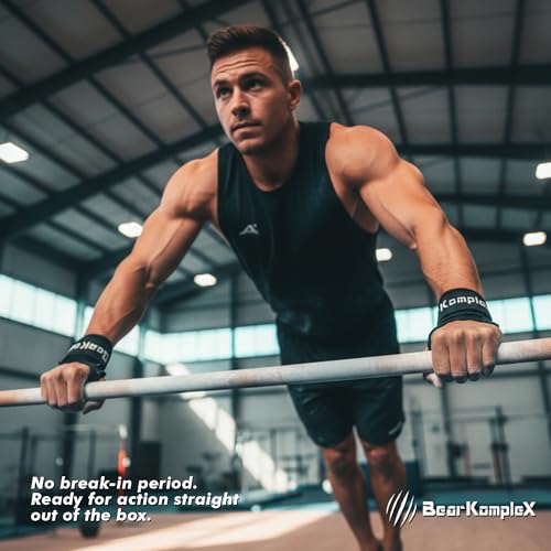 Bear KompleX Black Diamond No Hole Grips for - Lightweight, High Performance Weightlifting Grips, Protect Hands and Provides Comfort - Great for Cross Training, Powerlifting - size: Small