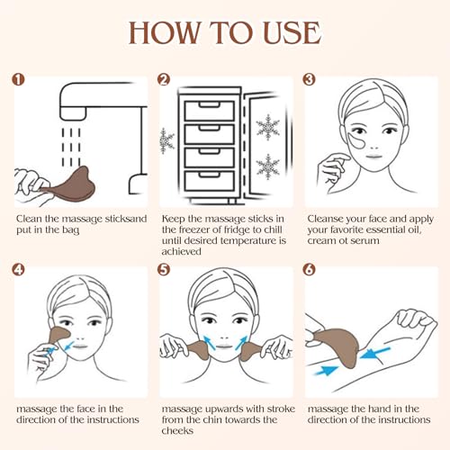 Ice Globes -Facial Skin Care Tools for Women, Cryo Sticks -Unbreakable Stainless Steel and Special Design, Esthetician Supplies Cooling Spa Globes,Mothers Day Gifts for Mom - color: Gold
