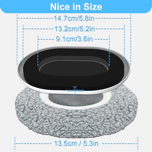 New Upgrade Furniture Movers Sliders: Multi-Surface Furniture Sliders | 5.8*4.3" Moving Sliders with Groove - Oval 8PCS Moving Pads and 8 Hardwood Socks - Protect Floor and Easily Move Furniture - size: 5.8*4.3in Oval 8+8Pack