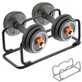2 IN 1 Dumbbell Rack/Barbell Rack Holder, Solid Steel Make Strength training Dumbbell Rack,660LB Capacity, Universal Dumbbell Storage Stand/Storage Racks,Stand Weight Lifting Dumbbell
