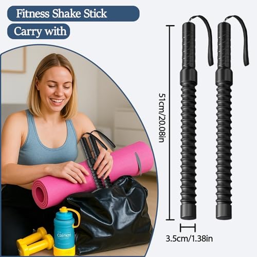 Ropeless Battle Ropes for Exercise Workout Rope, Portable Workout for Home Gym, Exercise Battle Ropes for HIIT Workouts, Low-Impact Cardio Training (2 Ropes with Bag) - style: 2 Ropes with Bag