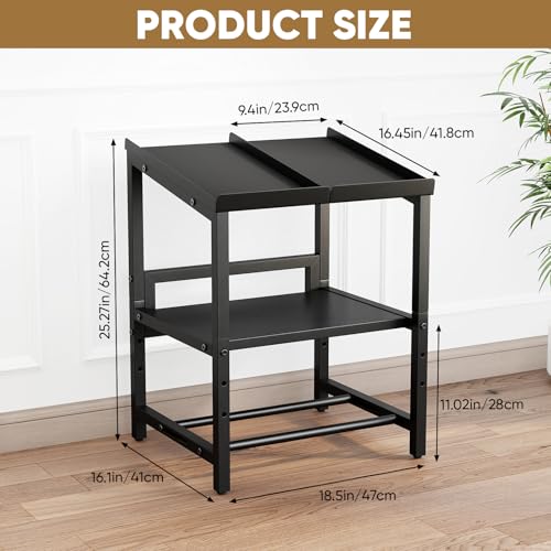 Adjustable Dumbbell Rack, 3 Tier Adjustable Dumbbell Stand, Holds 660LBS, Heavy Duty Dumbbells Weight Rack, Kettlebell Stand for Home Gym Strength Training, Rack Only