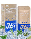 CoolRush Towel, Cold Neck Wrap for Hot Weather, Large Cooling Body Wipe, Chilly Wet Rag For Sports, Travel, Baseball, Yoga, Golf, Softball, Camping, Hiking, Biking, Gym, Trip, Beach Essentials - color: Blue