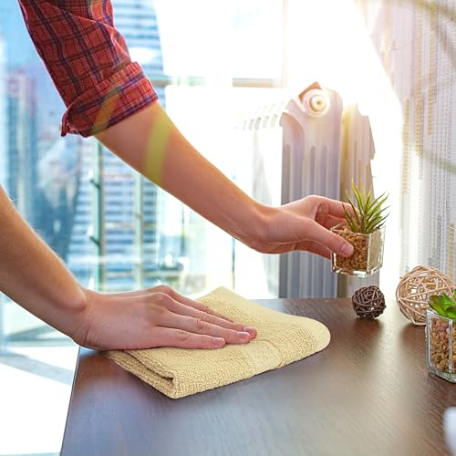 Utopia Towels 12 Pack Premium Wash Cloths Set, 12 by 12 Inches, 100% Cotton Ring Spun, Highly Absorbent and Soft Feel Essential Washcloths for Bathroom, Spa, Gym, and Face, Champagne - color: Beige, size: 12 Wash Cloths