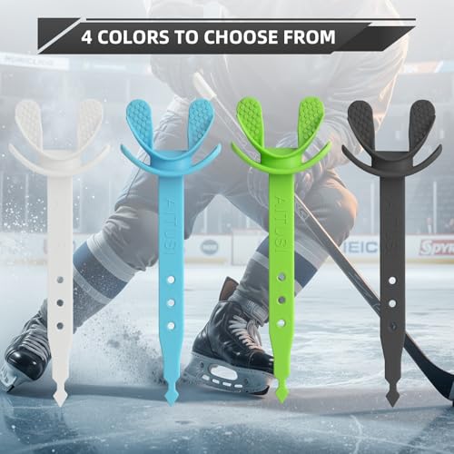 4-Pack Football Mouth Guards with Case for Youth & Adult, Permanent Strap | No Boil Ready to Use, Fits Braces, Breathable Lip Protector Mouthpiece for Football Players (Black/White/Blue/Green)