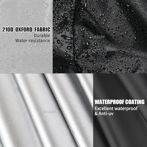 Rowing Machine Cover, Rower Outdoor Cover for Concept 2 Rowing Machine Waterproof Row Machine Cover for Hydrow Rowing Machine, Dustproof Fitness Equipment Protective Cover - size: 99"L×25"W×47"H