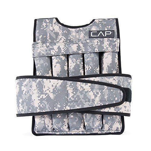 CAP Adjustable Weighted Vest 20–150 lbs for Strength Training, Running & Workouts, Weight Vest for Men & Women, Fitness Training Vest - style: 40lbs-B