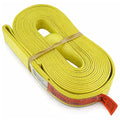 DD Sling 2 Inch x 25 Foot Nylon Lifting Sling – USA Made, 6,400 lb Vertical, 5,100 lb Choker, 12,800 lb Basket – 2-Ply Heavy Duty 900 Webbing, Type 4 Twisted Eye & Eye Rigging Sling - size: 2inX25ft