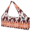 Yoga Mat Bag - Large Yoga Bag with Yoga Mat Strap, Zipper and Pockets - Yoga Bags and Carriers Fits All Your Stuff - Personalized Yoga Mat Bags for Women Fits Most Size Mats - color: Boho Camel