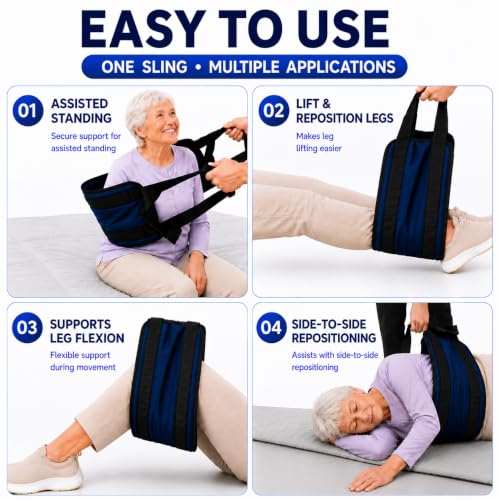 Parabound Transfer Sling For Elderly And Disabled, Lift Assist Gait Belt For Seniors, Patient Lift Sling Mobility Aid, Transfer Belt Lifting Strap For Senior Home Care Device