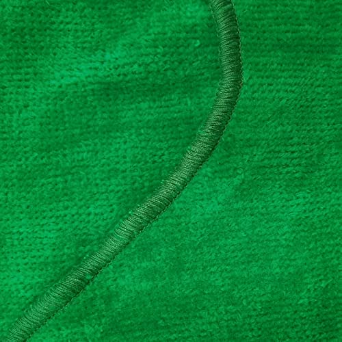 Green Sweatband for Hardhat Washable Velvet Terry Cotton Hard Hat Liner NAEE snap on (6pcs) - color: Green