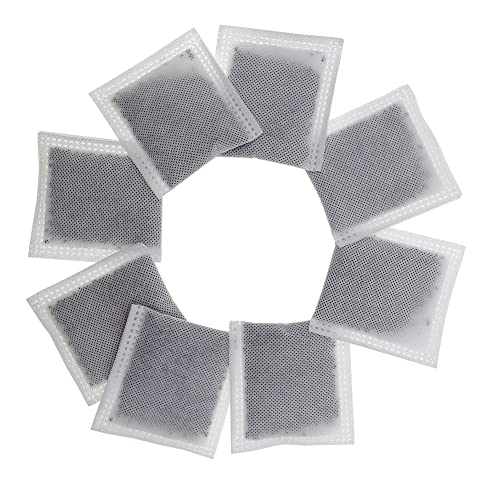 Compact Activated Charcoal Odor Absorbing Filter Refill Deodorizer | for iTouchless Cans 2.5 Gal, 3 Gal, 4 Gal and Other Small Trash Cans Under 8 Gallons with Filter Compartment (8 Pack)