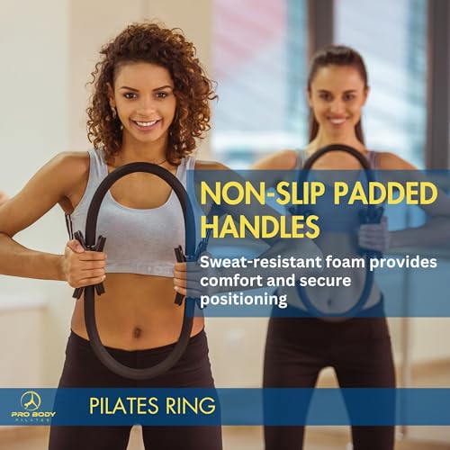 ProBody Pilates Circle - 14 Inch Magic Circle Pilates Ring - color: Black