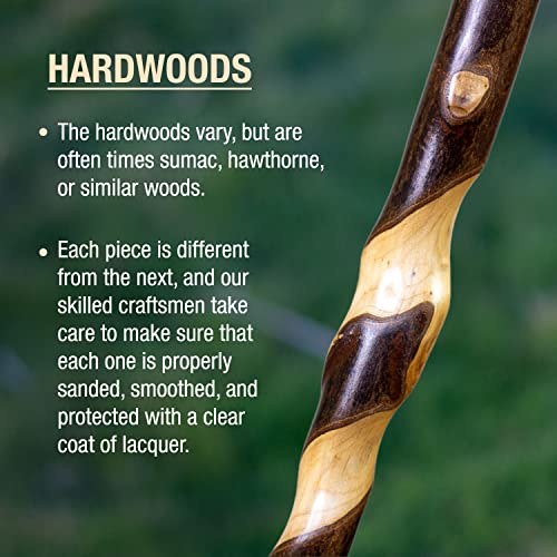 Brazos Wooden Walking Canes for Men and Women, Stable Walking Sticks for Seniors, Made in The USA - size: 34 Inch, style: American Hardwood