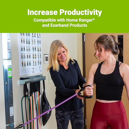 Web Slide-Storage Rack - Stainless Steel - 16 Slots - Perfect for Organizing - Physical Rehab Equipment Storage for Clinic, Home, or Gym