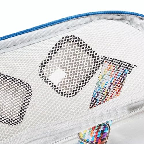 Watch Band Organizer, Watch Band Storage Case, Waterproof Smart Watch Band Organiser Case, Travel Organiser Bag for Watch Bands for Bands and Accessories,Watch Band Pin,Cable,Earphones (Blue) - color: Blue