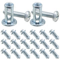 M5 x 25 Hollow Door Anchor Set, 20 Pack | Metal Cavity Fixing, Aluminium Cladding, Extra Short Wall Anchors for Steel Pipe Iron Sheet Plastic Sheet - size: 20 Pack M5 x 25