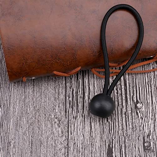 AOPRIE 30 Pack Bungee Balls, Black Ball Bungee Heavy Duty Heavyweight 4 inches Tarp Bungee Cords, Weather Resistant Tie Down Strap 4mm Thickness - for Camping, Tents, Cargo, Holding Wire and Hoses - size: 4 In Balls