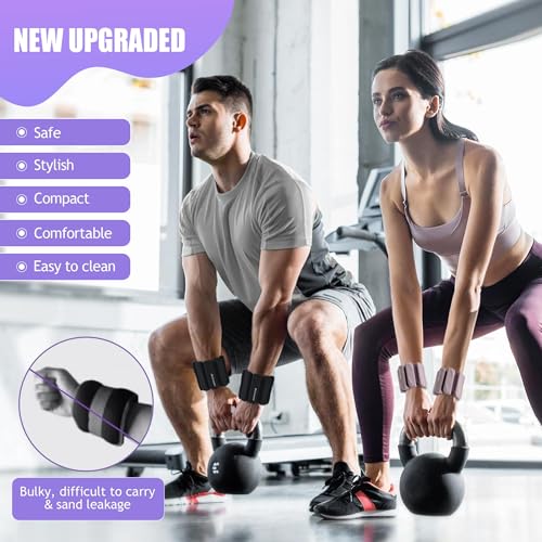 BECOJADDE Ankle Weights Set of 2 (1 lb/2 lb Each) for Women Men Adjustable Wrist Bracelet for Home Gym Weighted Bangles Wristbands Leg Arm Weights for Walking Swimming Running Pilates Yoga Gym - color: Rose Pink, size: 2 Lb Pair (1 Lb Each)