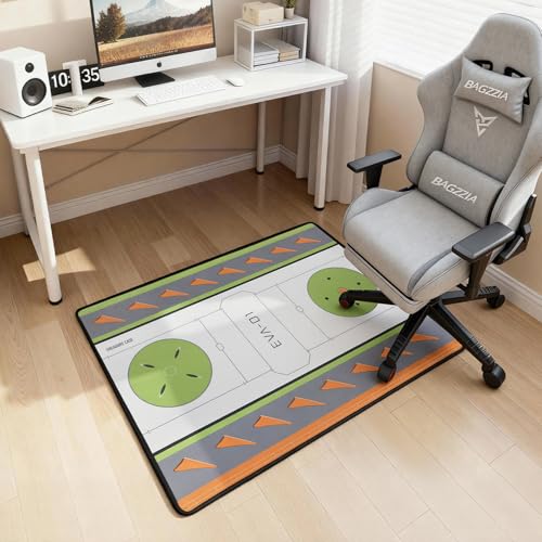 Non-Slip Floor Chair Mat for Evangelion EVA-01 Capsule Series Inspired Design 35"×47" - color: Eva-01