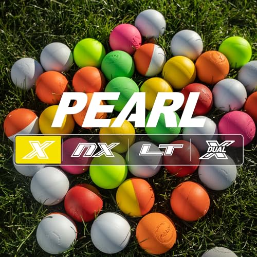PEARL X Greaseless Lacrosse Balls by Guardian Innovations - Official Ball of NCAA Championships - Meets NOCSAE Standards and SEI/NCAA Certified - color: White, size: 3 Pack