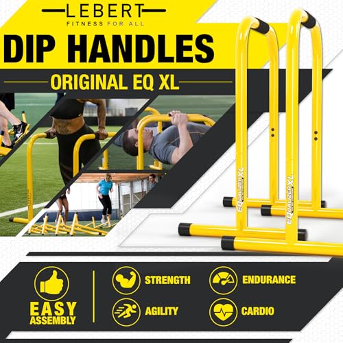 Lebert EQualizer Total Body Strengthener Dip Station Standard & XL - color: Yellow XL