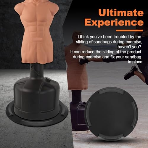 Bag Ring Mat,Bumper Kit Keeps Heavy Bags from Moving During Intense Workout | Bag Ring Mat Keep sandbag stable,Compatible with BOB Punching Dummy, BOB XL,Original Wavemaster,Rubber Material