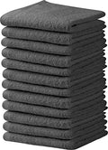 Towel and Linen Mart Grey Salon Towels, Pack of 12 (Not Bleach Proof, 16 x 27 Inches) Highly Absorbent Towels for Hand, Salon, Gym, Beauty, Spa, and Home Hair Care (Grey) 12 Pack - color: Grey