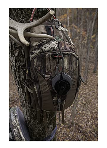 Hawk Compact Slim-Line Design Tangle-Free Speed Retract Hoist Reel for Tree Stand-Based Hunters - One Size