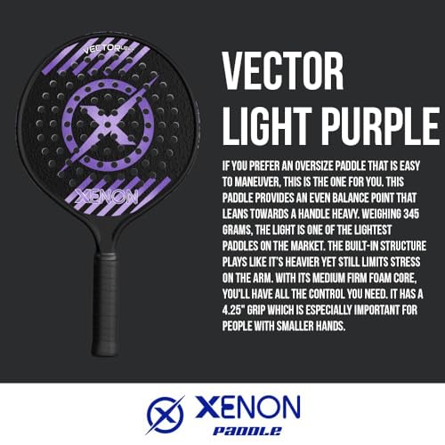 Vector Light Paddle Tennis Racket By Xenon Paddle - color: Purple