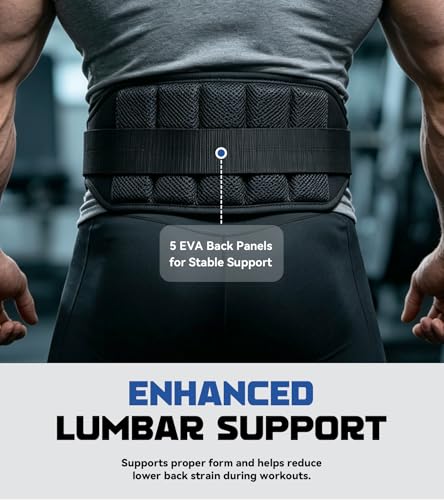 Weight Lifting Belt for Belt Squats, Squat Machine and Rack Attachment | Padded Hip and Thigh Support, Comfortable Fit, Strength Training, Powerlifting, Home and Gym Workouts