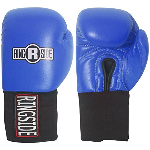 Ringside Competition-Like Safety Sparring Gloves Hook & Loop - color: Red, size: 12-Ounce