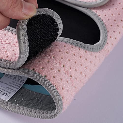 HUEGLO Dance Volleyball Knee Pads for Women,Soft Cushion for Work,Pink,XL | Adult Soft Sponge Pads Prevents Floor Burns,Adjustable Breathable Velcro Straps for Secure Fit.Comfortable for Men Dance,Pole - color: Pink, size: X-Large