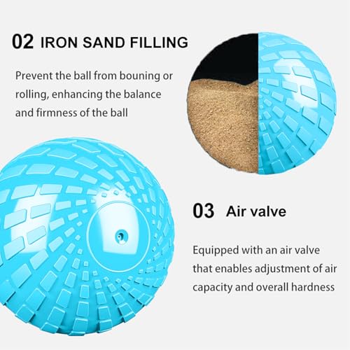 Medicine Ball 8, 10 lbs Slam Ball Weighted Balls for Exercise Strength and Crossfit Workout - color: Dynamic Green, size: 10 LB