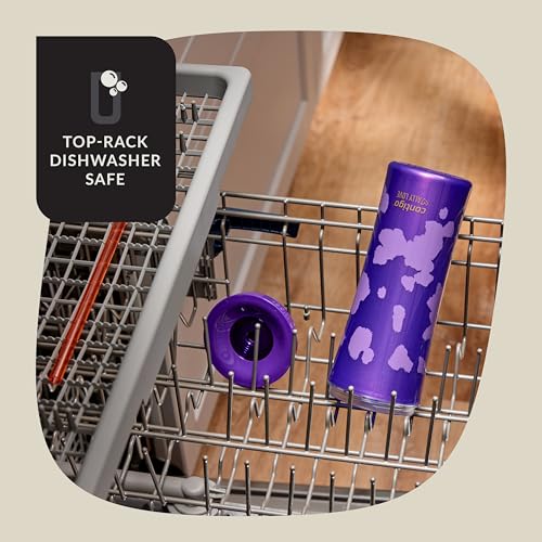 Contigo x Ally Love Shake & Go Tumbler, Autoclose Lid, Leak Proof, 20oz, Violet - color: Violet