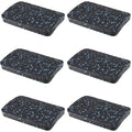 Heavy Duty Treadmill Mat Pads - 4 PCS Extra Thick 0.55" Shock Absorbing Rubber Pads - Maximum Vibration Isolation for Peloton and Heavy Gym Equipment - 4.7"x3.2" - size: 4.7" x 3.2" x 0.55"