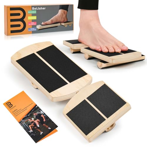 Ankle Strengthener & Single Leg Balance Board, Foot Strengthener for Plantar Fasciitis & Achilles Tendonitis, Physical Therapy, Sprain Recovery & Arch Support - color: nature