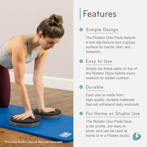 Balanced Body Rotator Disc Pad, Pad for Precision Rotator Discs - size: Pair, 9 inch